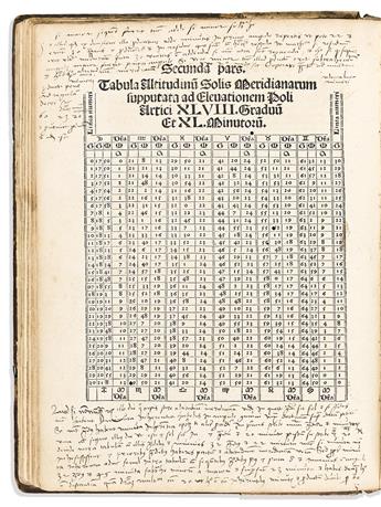 Stöffler [Stoeffler], Johannes (1452-1531) Elucidatio Fabricae Ususque Astrolabii.